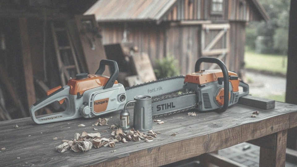Jakie są różnice w mocy silnika pomiędzy pilarkami Stihl a Husqvarna?